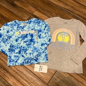 NWT two Hurley long sleeve tops